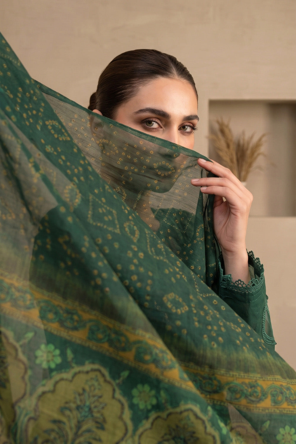 2 Piece - Embroidered  Lawn Suit - 1008