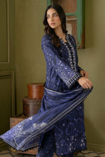 3 Piece - Embroidered  Lawn Suit - 1011