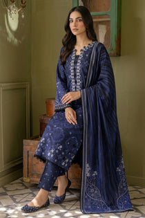 3 Piece - Embroidered  Lawn Suit - 1011