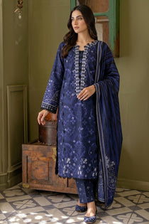 3 Piece - Embroidered  Lawn Suit - 1011