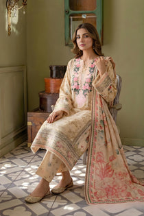 3 Piece - Embroidered  Lawn Suit - 1014