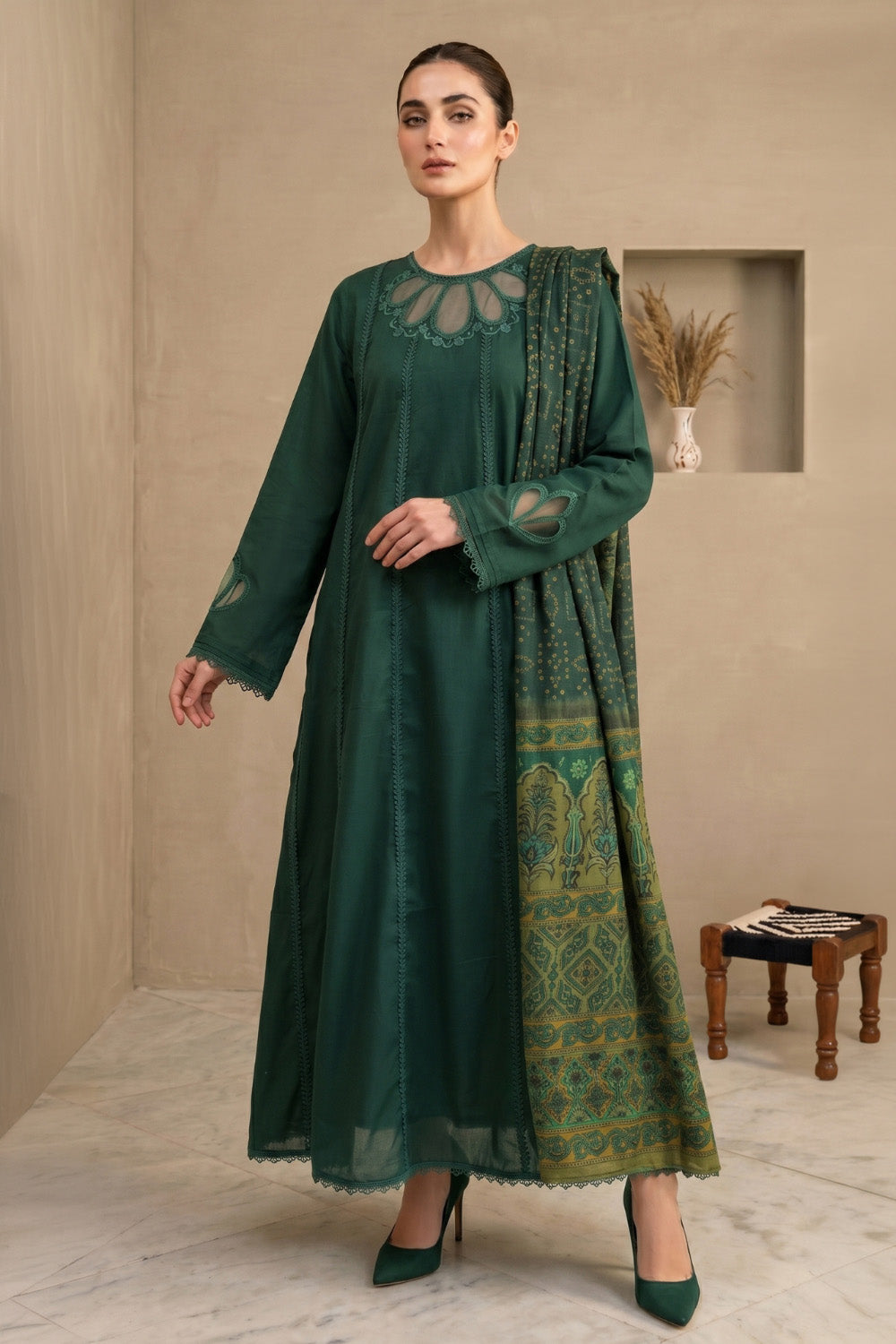 2 Piece - Embroidered  Lawn Suit - 1008 Main image