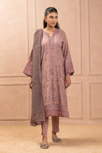 3 Piece - Embroidered  Lawn Suit - 1006