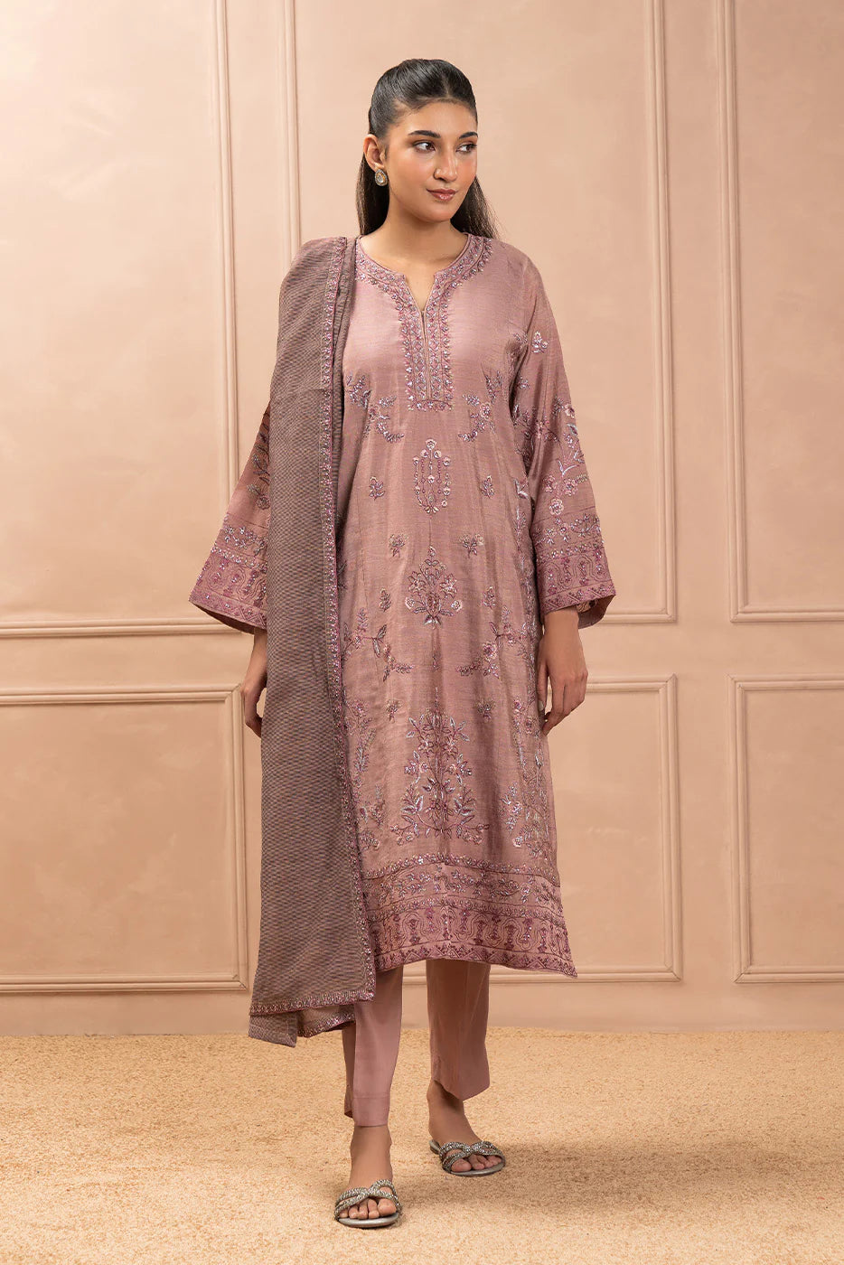3 Piece - Embroidered  Lawn Suit - 1006 Main image
