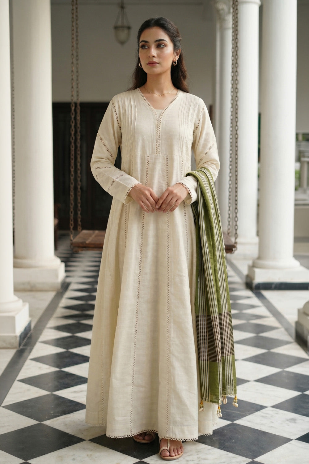 2 Piece - Textured Lawn Suit  - 1013 Main image