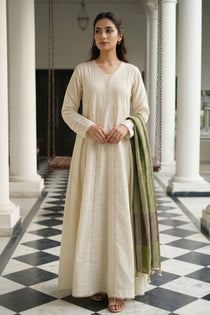 2 Piece - Textured Lawn Suit  - 1013