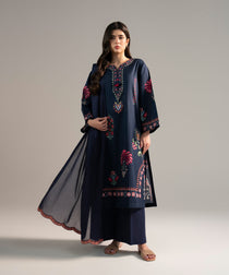 3 Piece - Printed  Lawn Suit - 1003