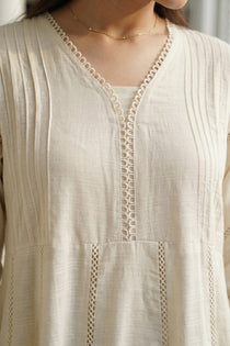 2 Piece - Textured Lawn Suit  - 1013