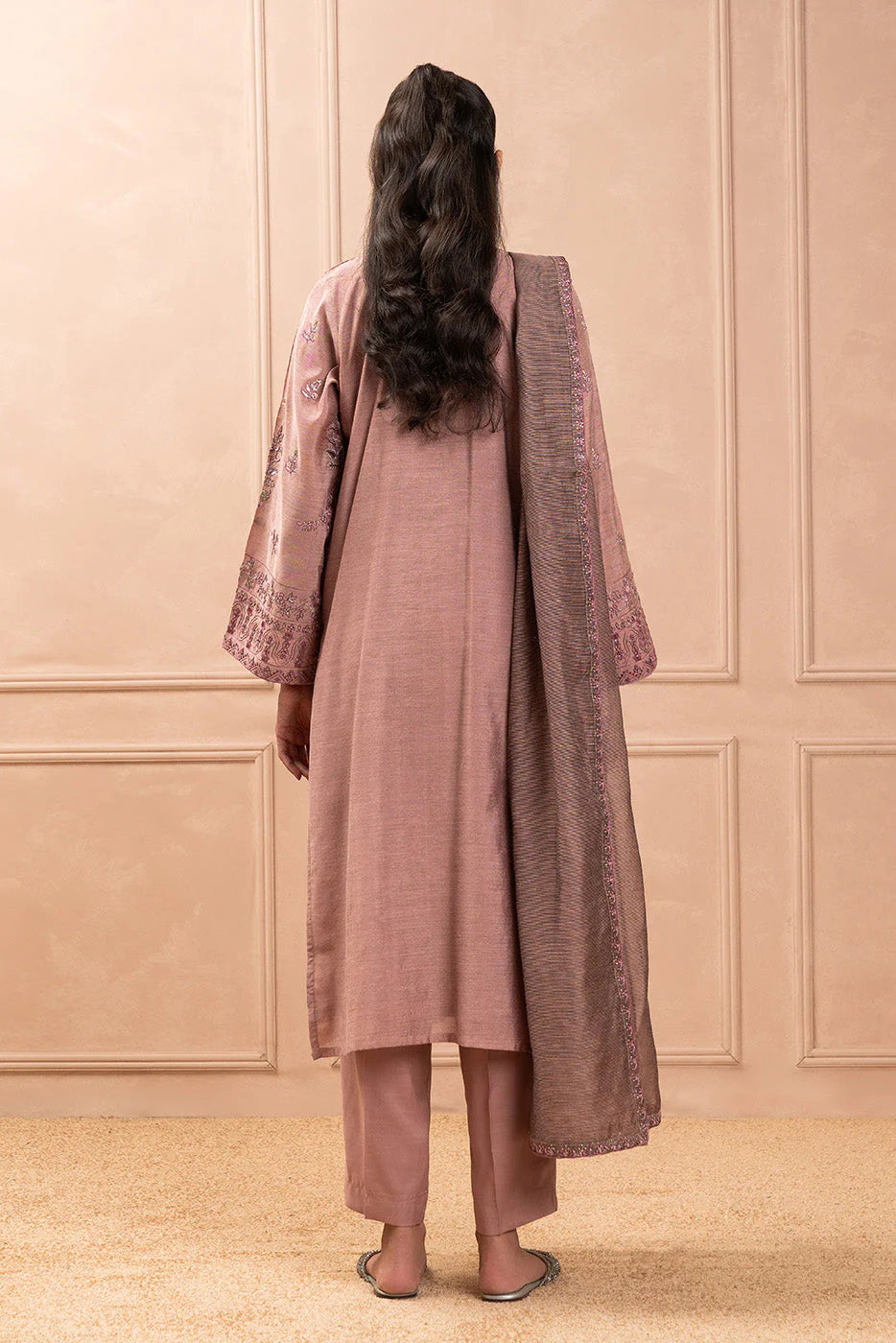 3 Piece - Embroidered  Lawn Suit - 1006 Secondary image