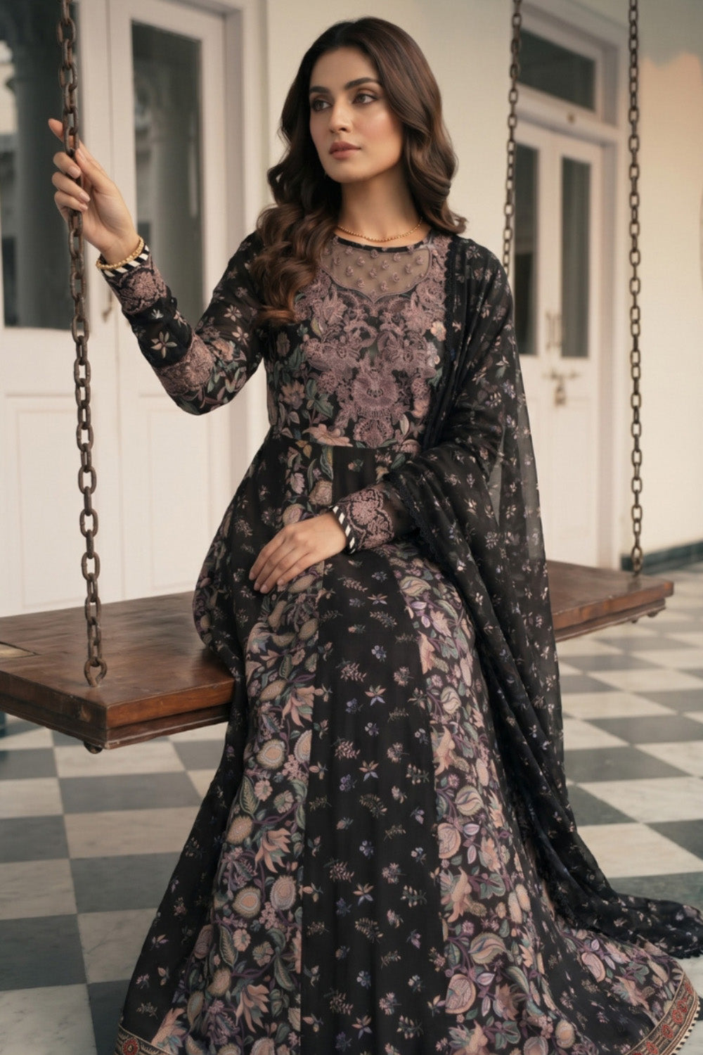 2 Piece - Embroidered  Lawn Suit - 1018