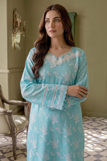 3 Piece - Embroidered Digital Printed Lawn Suit - 1016