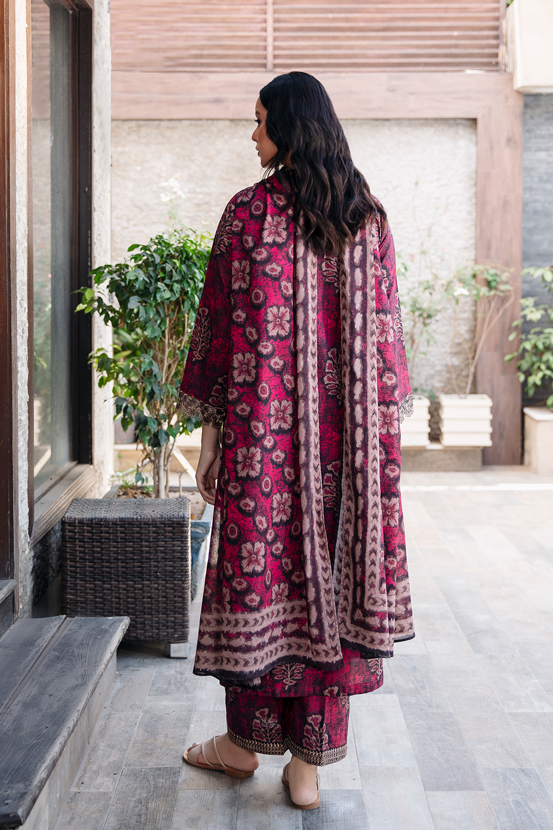 3 Piece - Embroidered  Lawn Suit - 1010