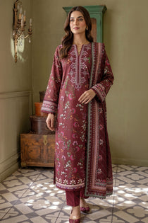 3 Piece - Embroidered Digital Printed Lawn Suit - 1009