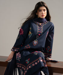 3 Piece - Printed  Lawn Suit - 1003