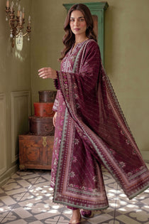 3 Piece - Embroidered Digital Printed Lawn Suit - 1009