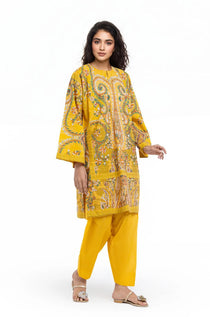 2 Piece - Printed  Lawn Suit - 1004