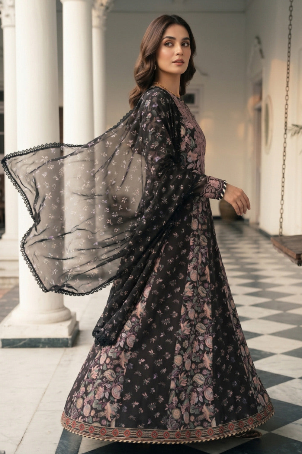2 Piece - Embroidered  Lawn Suit - 1018