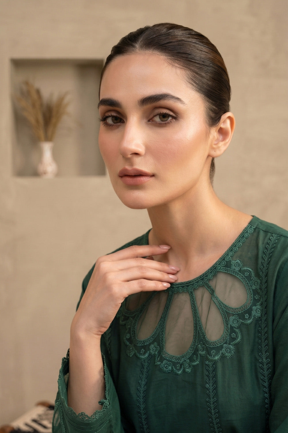 2 Piece - Embroidered  Lawn Suit - 1008