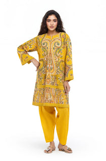 2 Piece - Printed  Lawn Suit - 1004