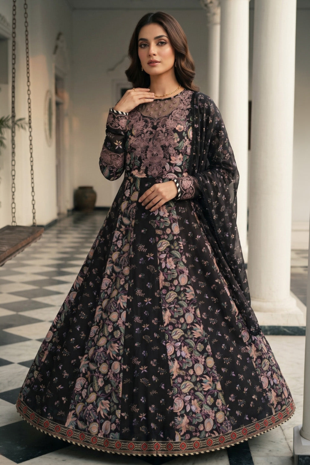2 Piece - Embroidered  Lawn Suit - 1018 Main image