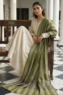 2 Piece - Textured Lawn Suit  - 1013