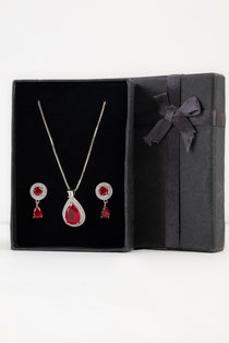 Locket Set - Red - 1044