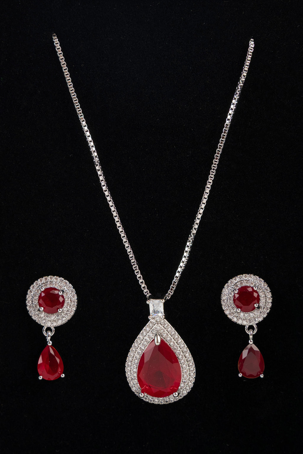 Locket Set - Red - 1044