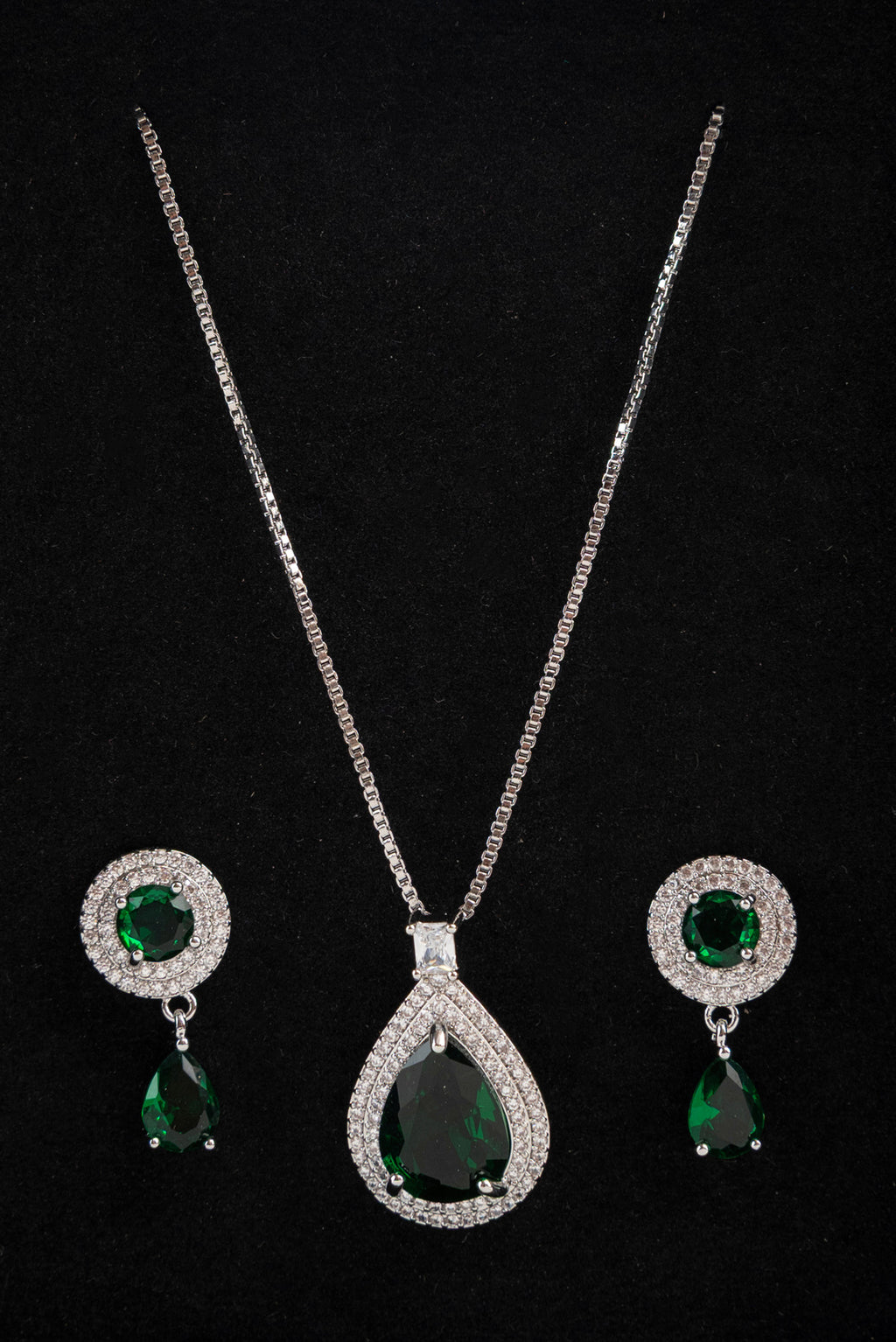 Locket Set - Green - 1043