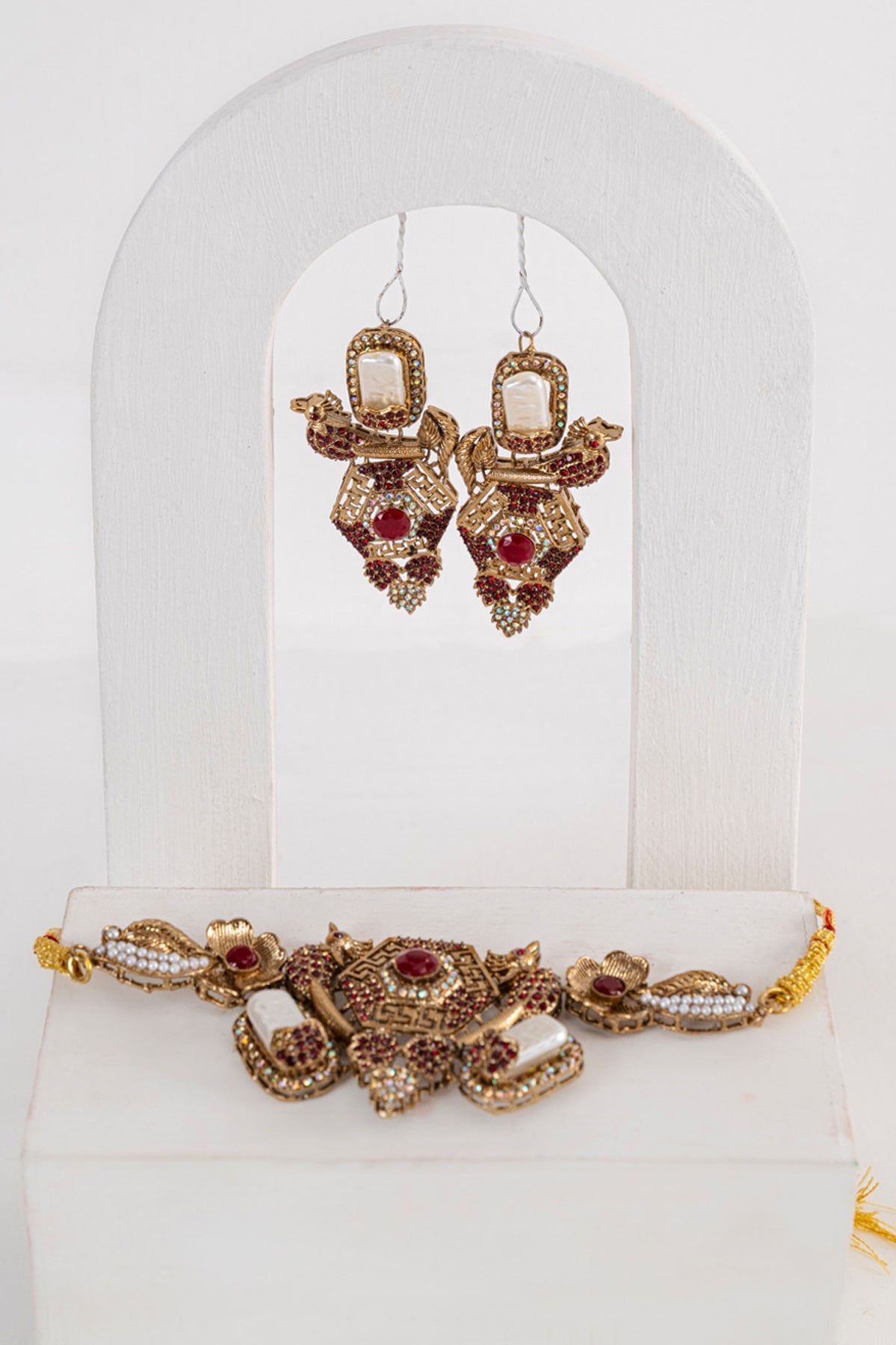 Choker Set - Maroon - 1051 Main image