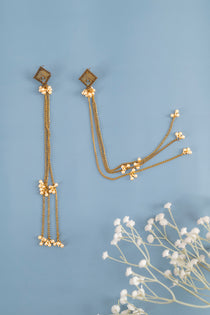 Kashmiri Earing - Golden - 1052