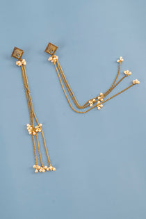 Kashmiri Earing - Golden - 1052