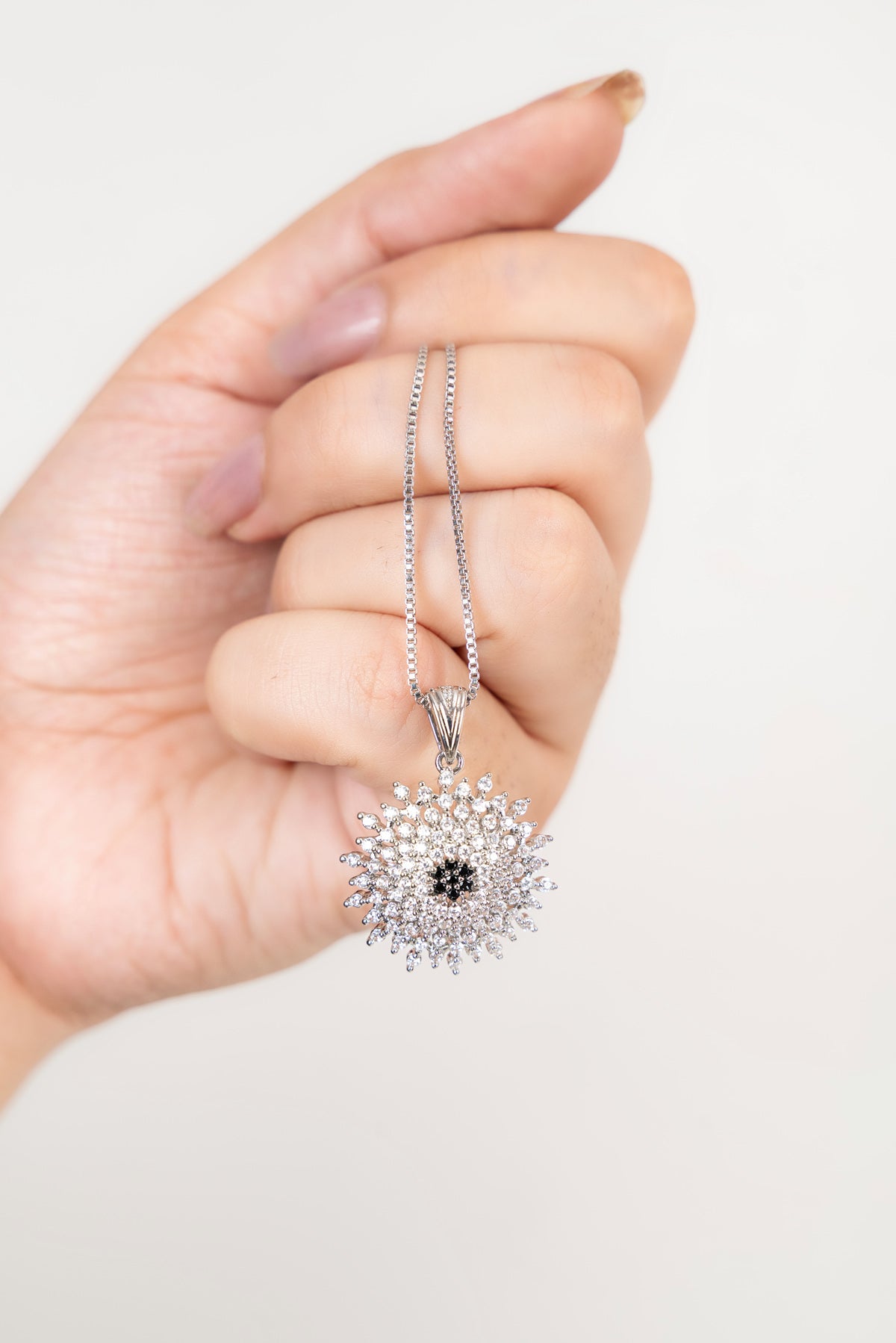 Locket Chain - Silver - 1055