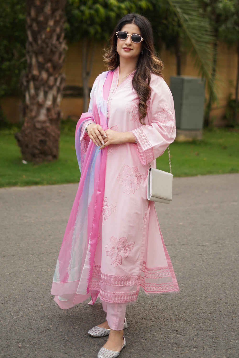 3 Piece - Embroidered  Lawn Suit - 1012