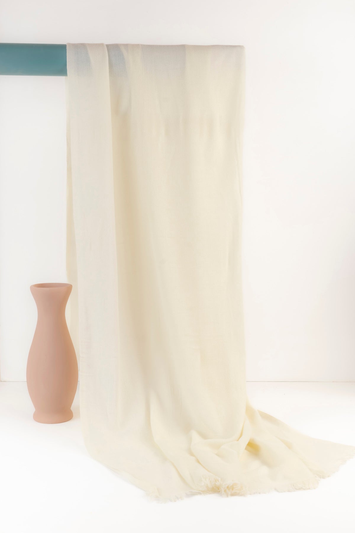 Wool Shawl  - Pearl White - 1023